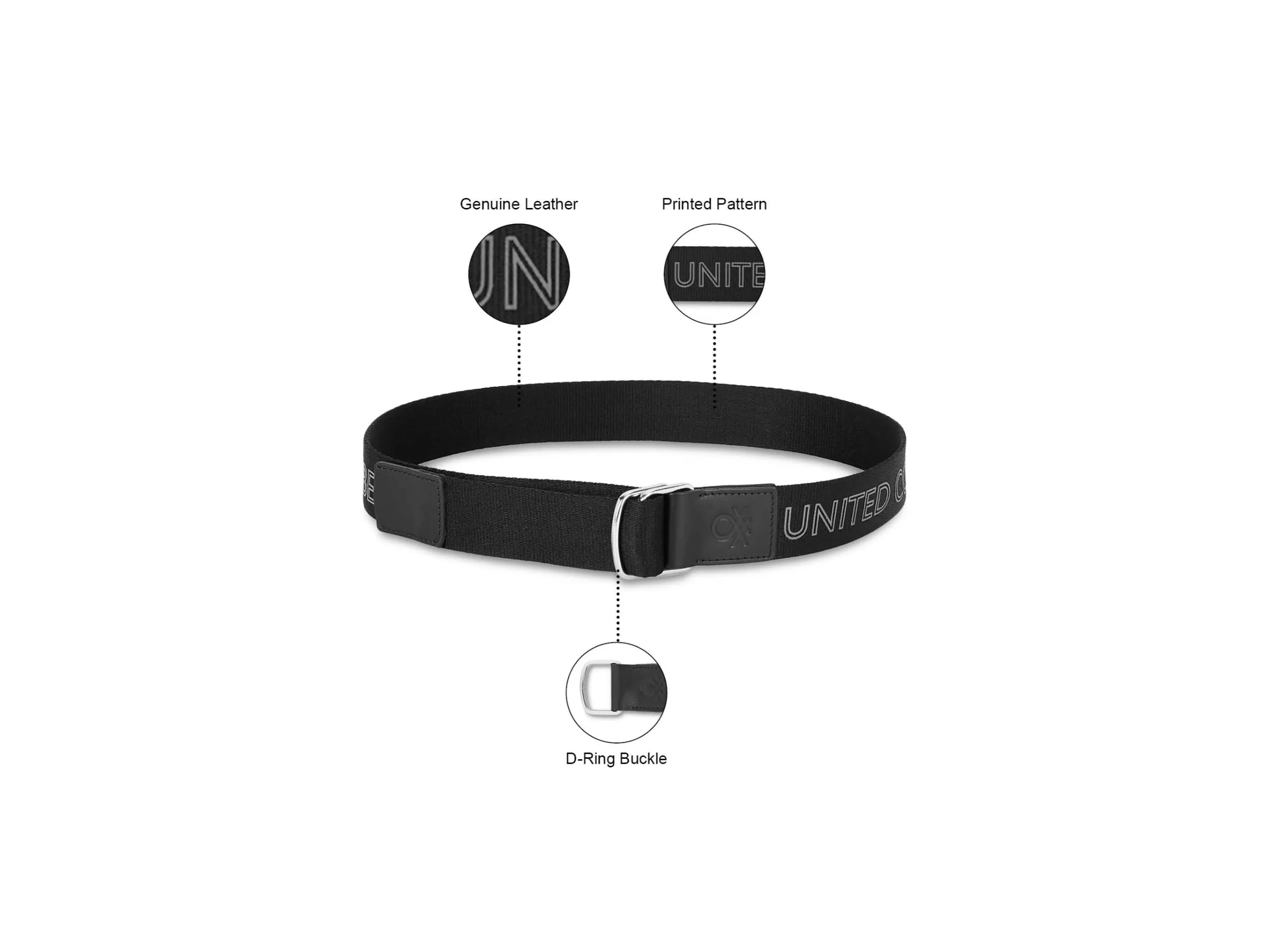 UCB QUINTO NON REVERSIBLE BELT