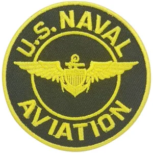 U.S. Naval Aviation Embroidered Patch (Iron On Application)