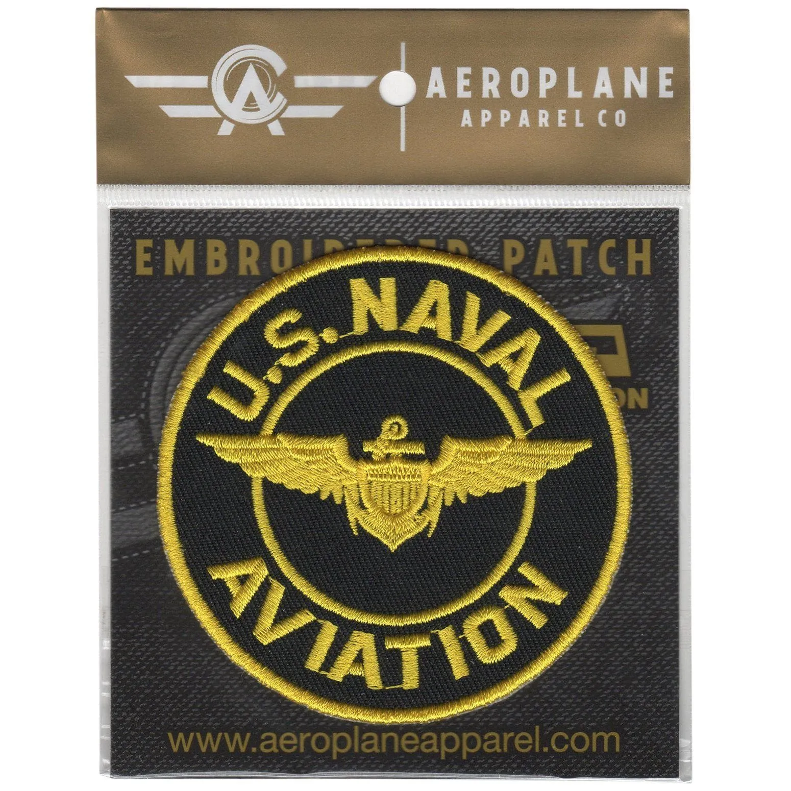 U.S. Naval Aviation Embroidered Patch (Iron On Application)