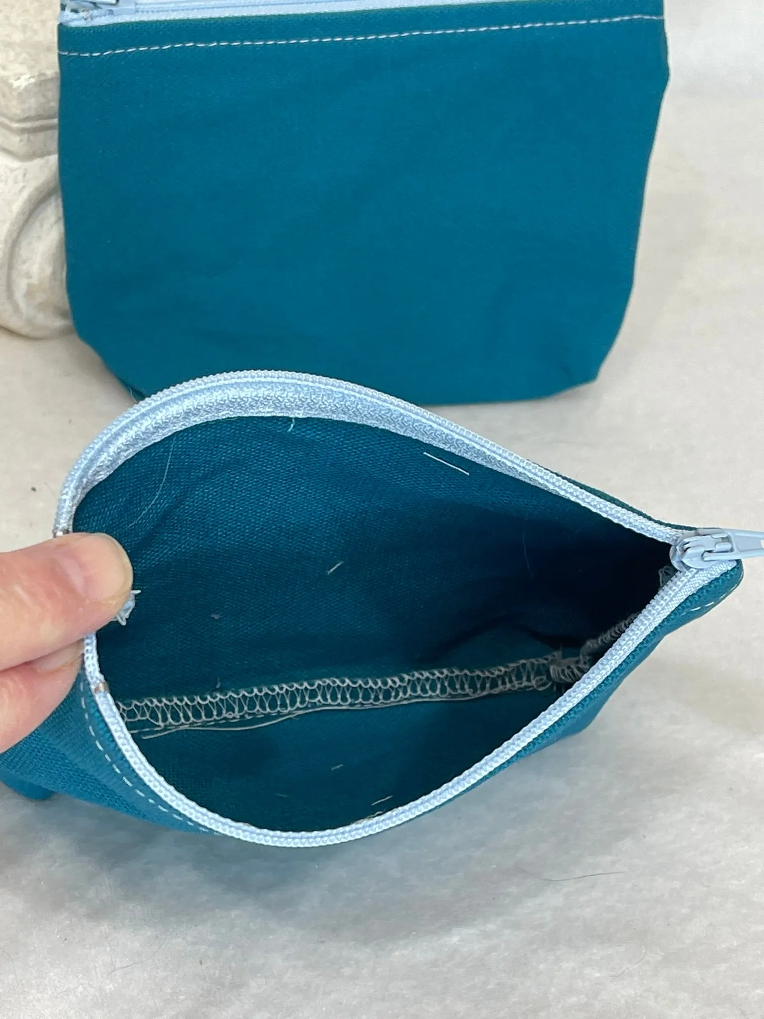 Utility Zipper Bag - Teal