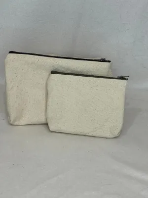 Utility Zipper Bag - White