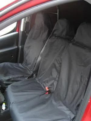VAN Seat Covers Protectors Universal waterproof Dog Pet Front pair easy fit 2