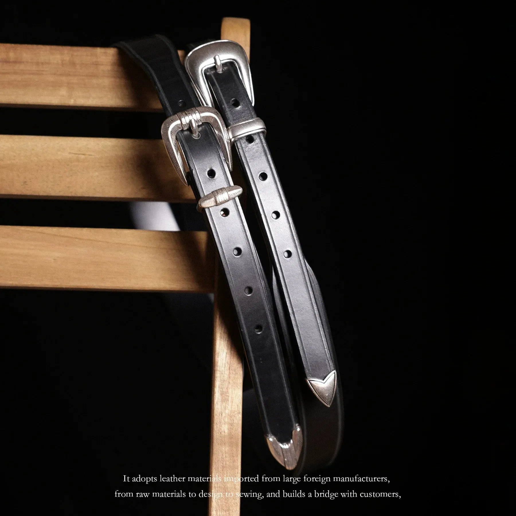 Vegetable-Tanned Leather Belt