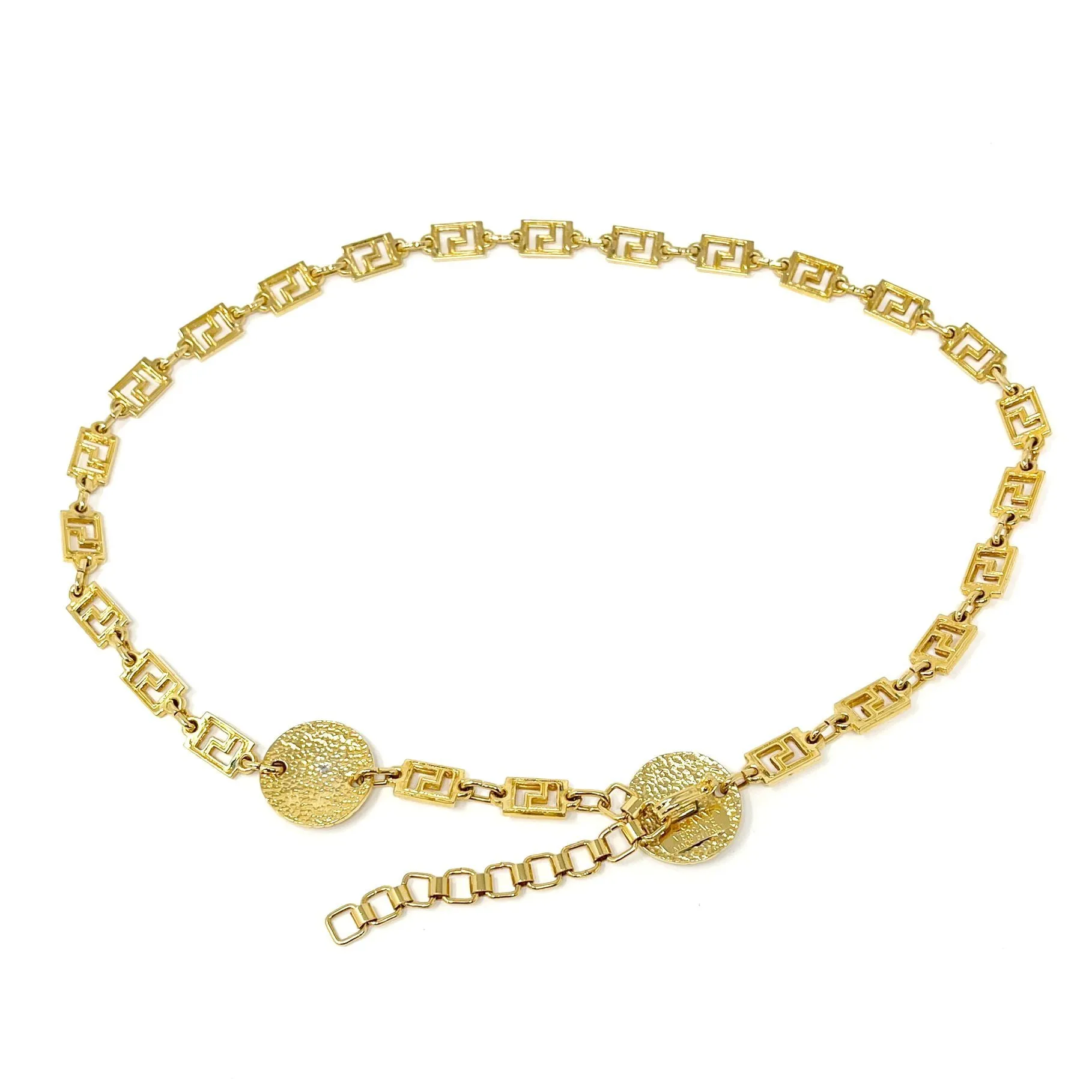 Versace Gold Medusa Charm Belt