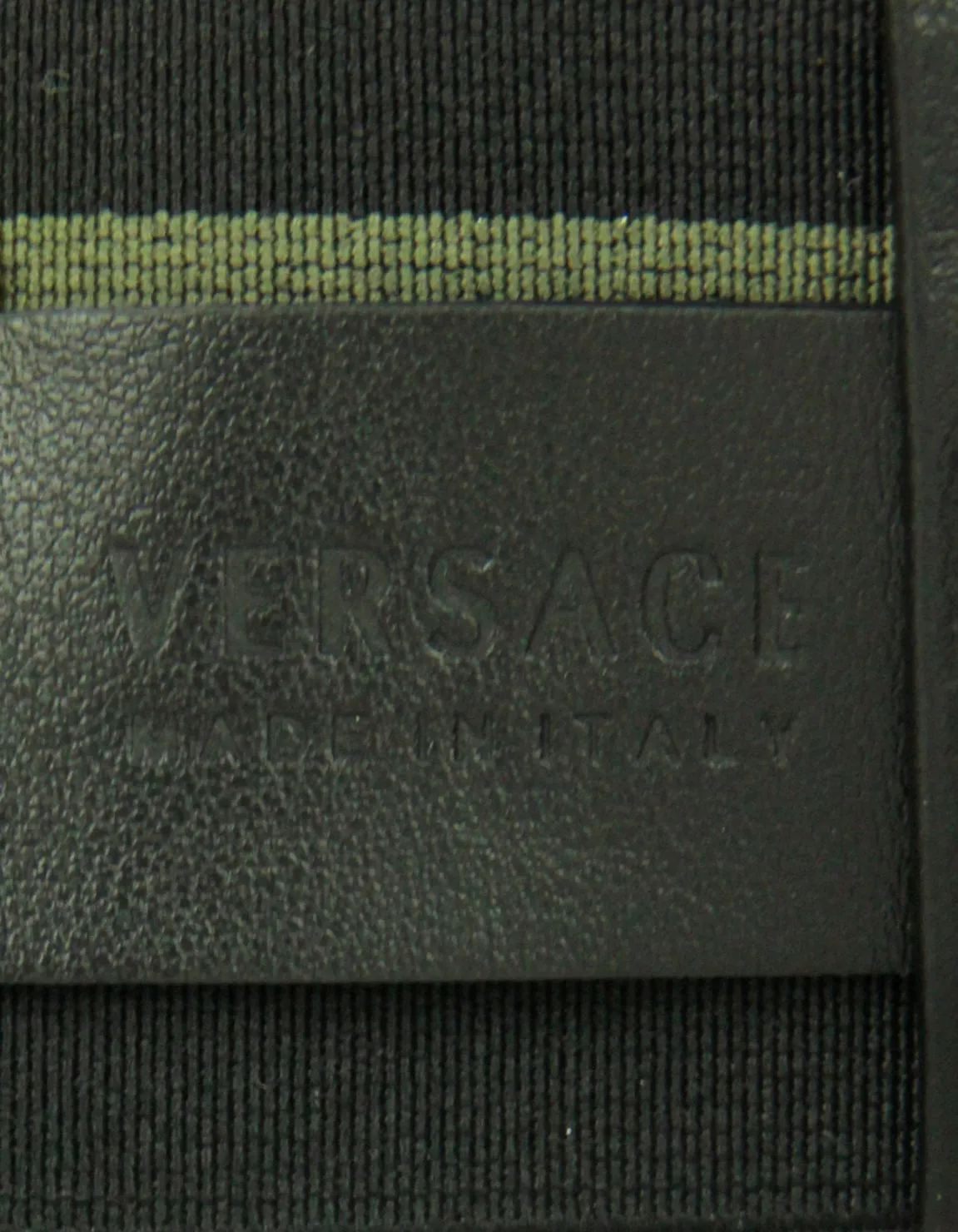 Versace NWT Sunburn/Dynasty Elastic Wide Belt w. Medusa Head sz L