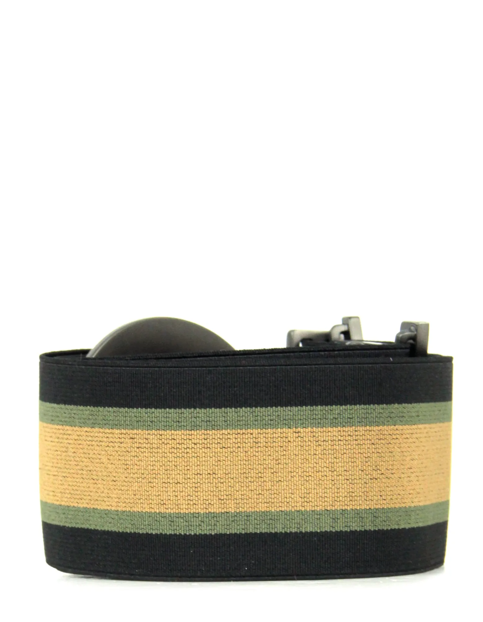 Versace NWT Sunburn/Dynasty Elastic Wide Belt w. Medusa Head sz L