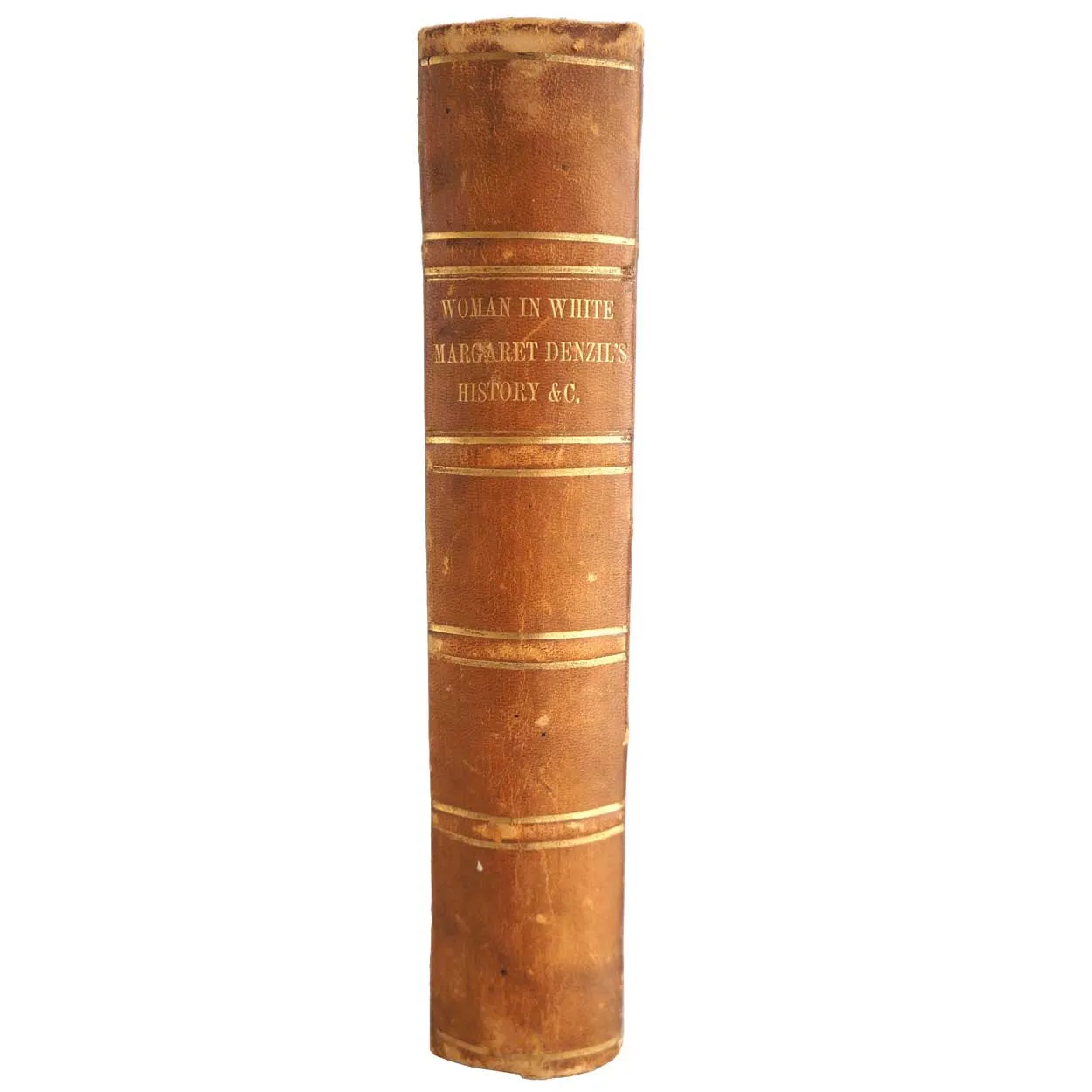 Victorian Leather Bound Book: Woman in White by William Wilkie Collins