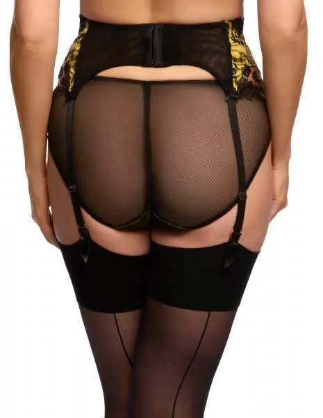 Victresse Suspender - Black/Chartreuse -