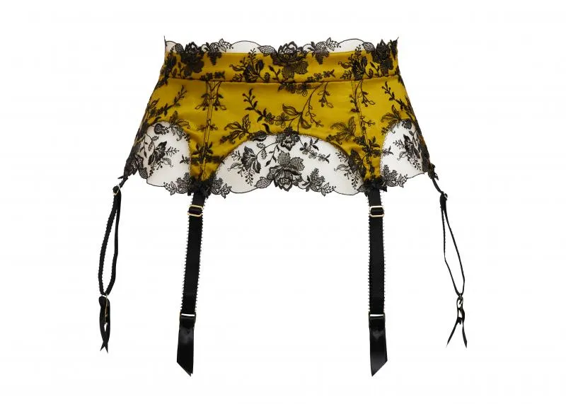 Victresse Suspender - Black/Chartreuse -