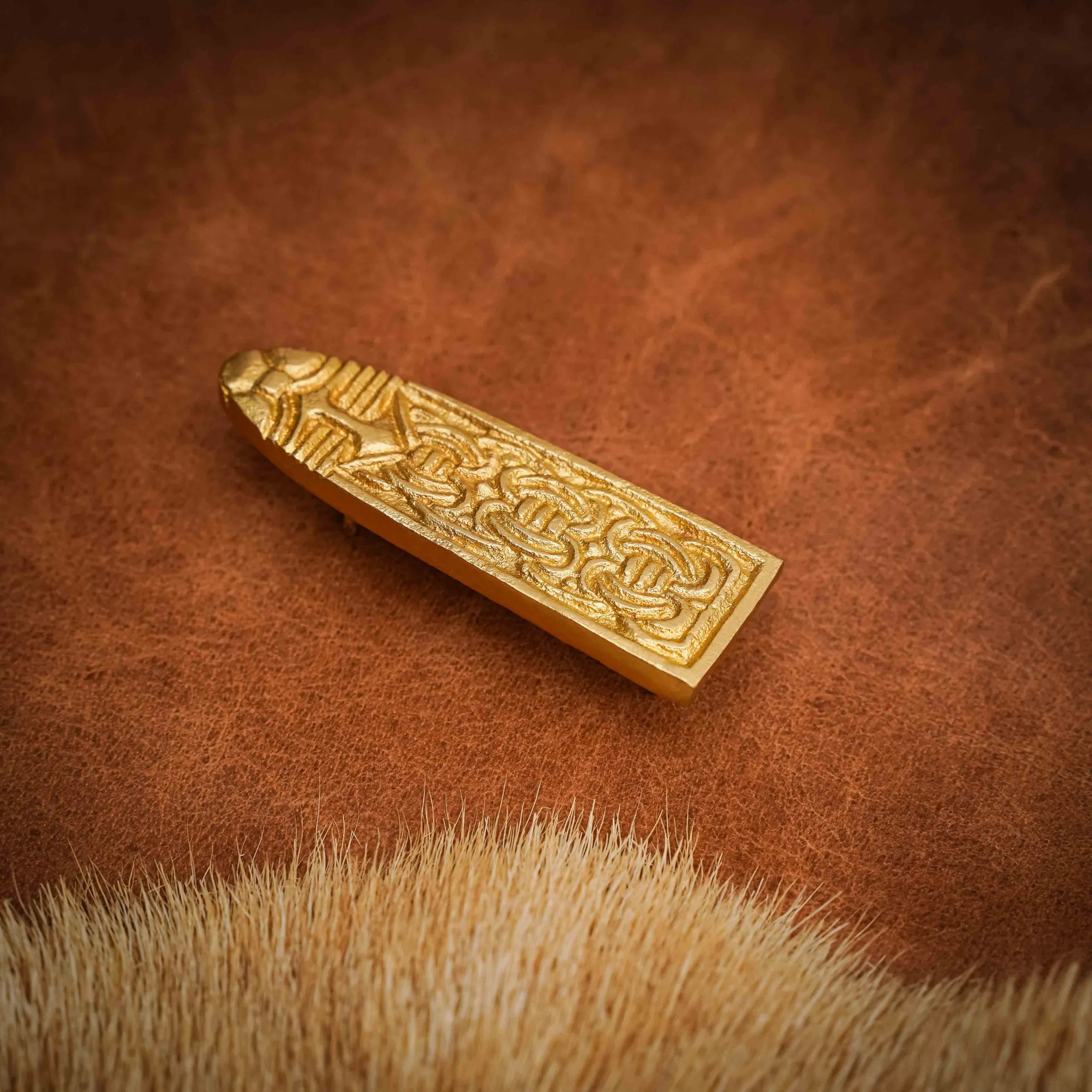 Viking Belt Strap End - 15 mm wide