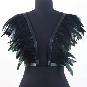 Vintage Medieval Feather Belt