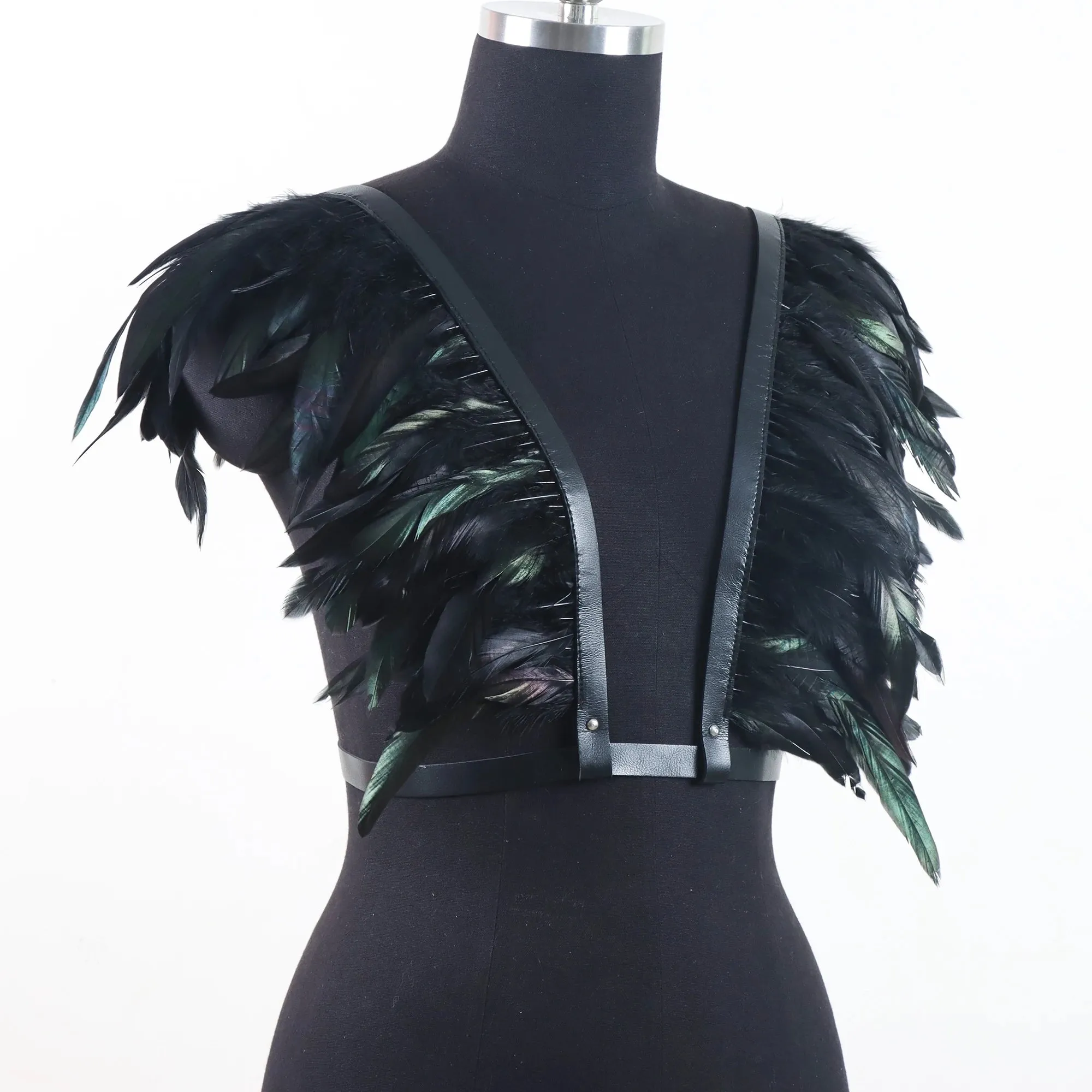Vintage Medieval Feather Belt