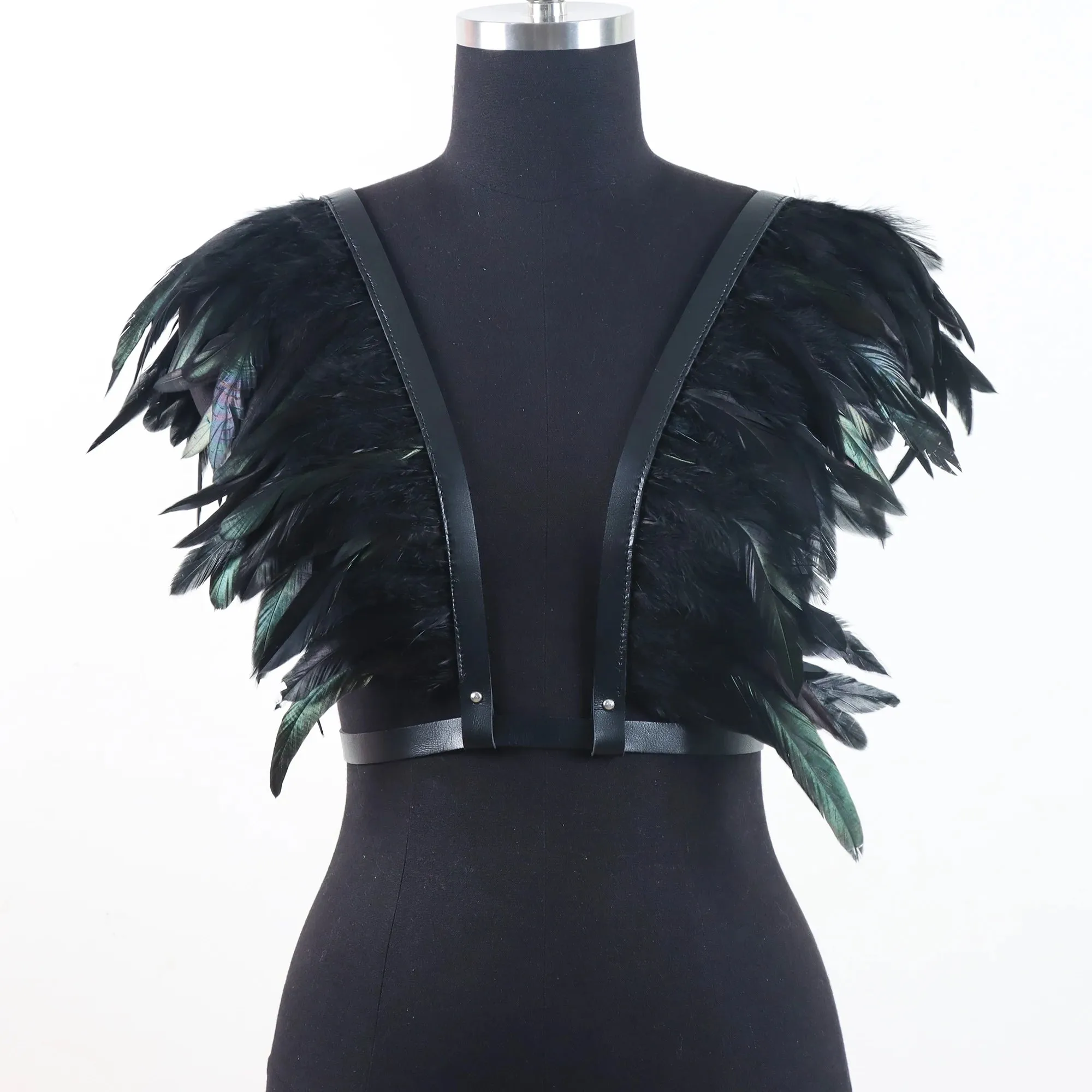 Vintage Medieval Feather Belt