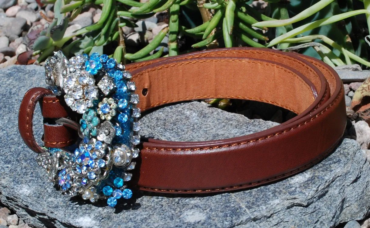 Vintage Mini Western Buckle & Belt