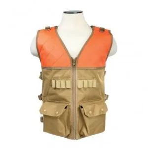 Vism Orange and Tan Hunting Vest