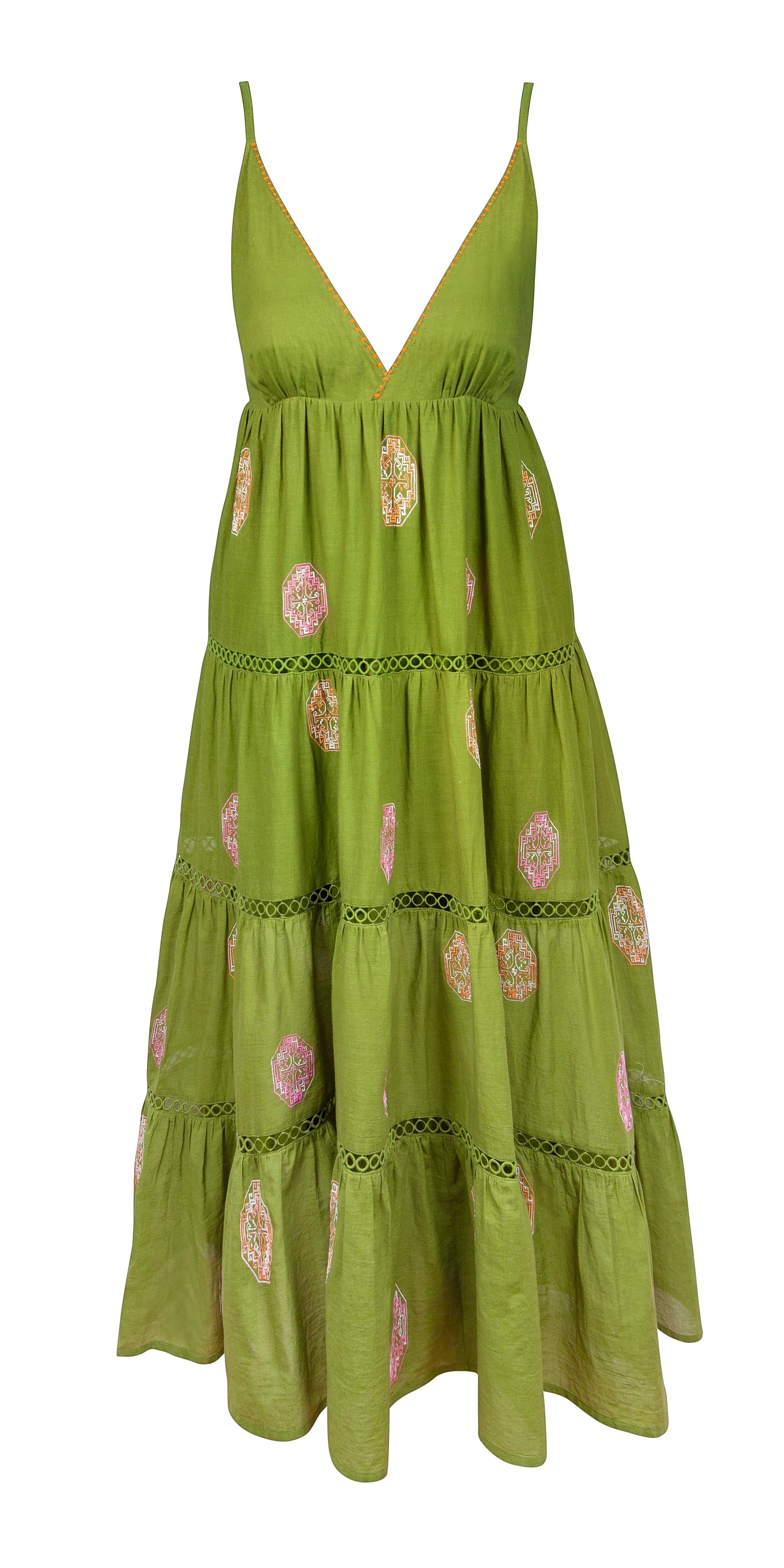 Watercult Sunset Florals Long Beach Dress