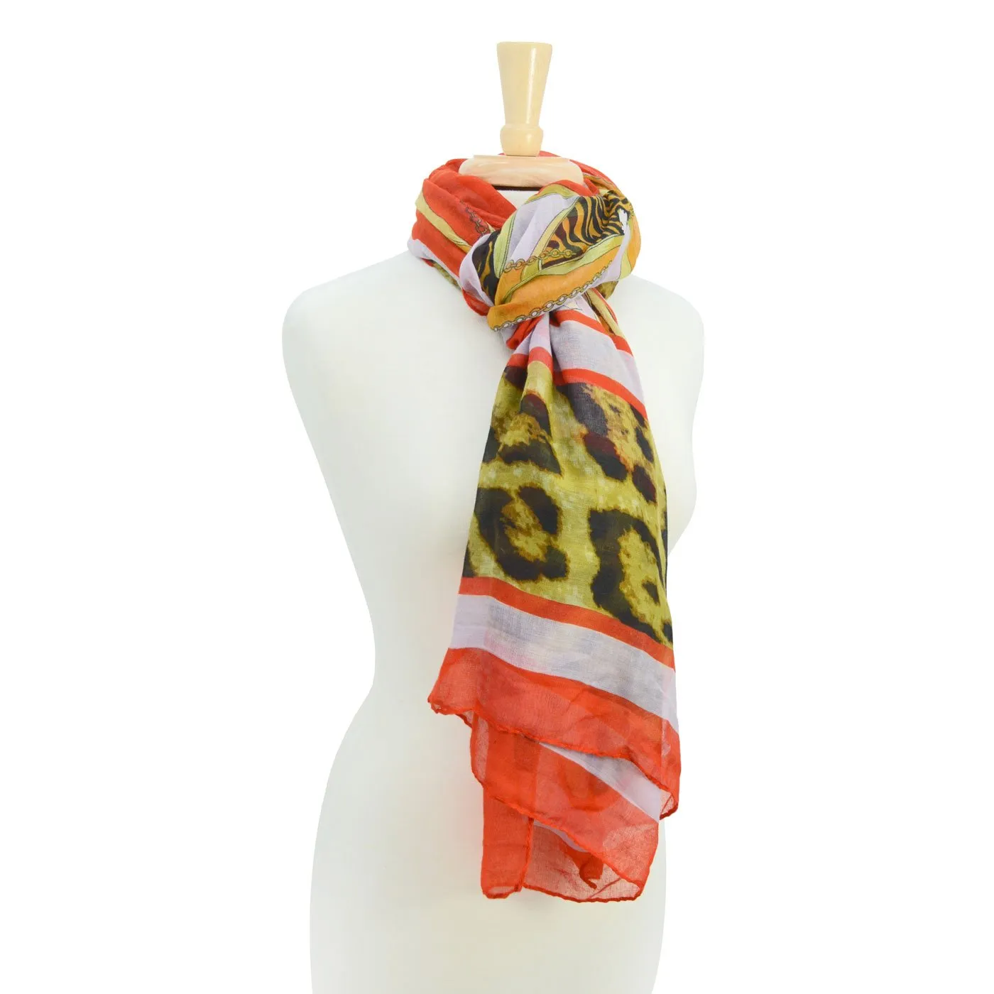Wendi Animal Print Scarf