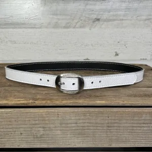 White 1 inch Belt