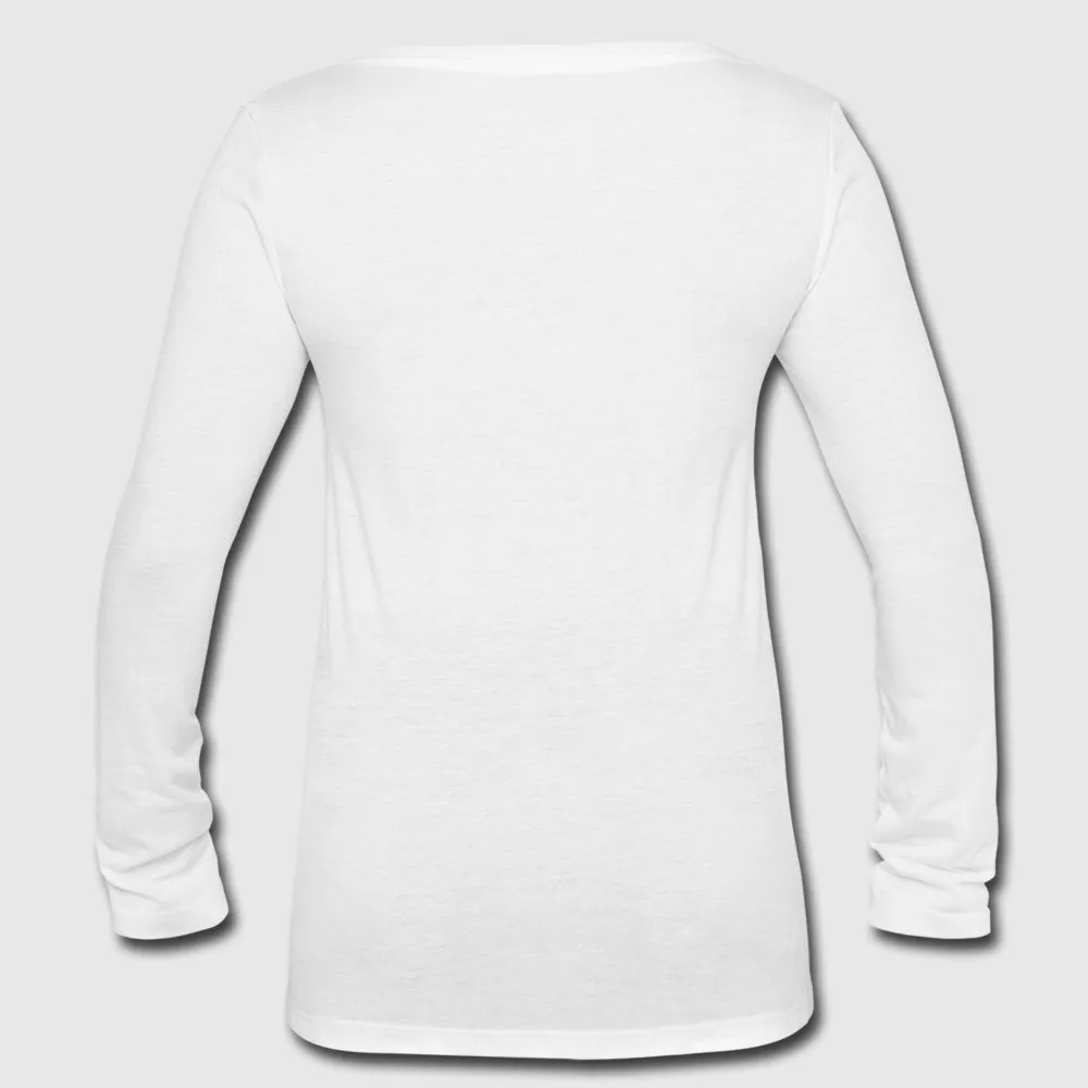 Women’s Long Sleeve  V-Neck Flowy Tee (Personalize)