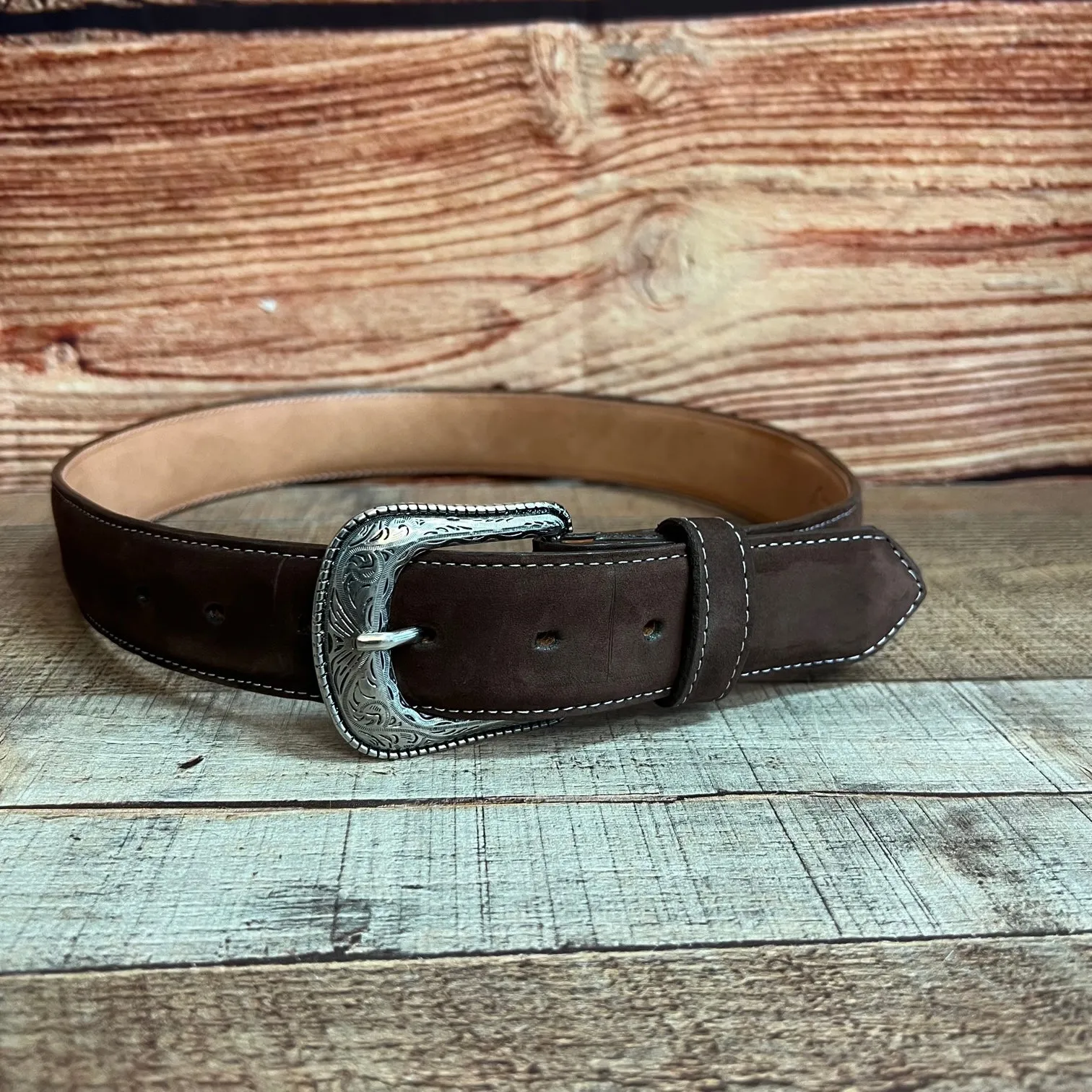 Women's Western Sunflower Leather Belt Cinto Girasol Est.  808