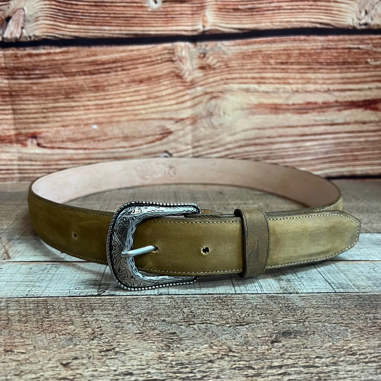 Women's Western Sunflower Leather Belt Cinto Girasol Est.  808