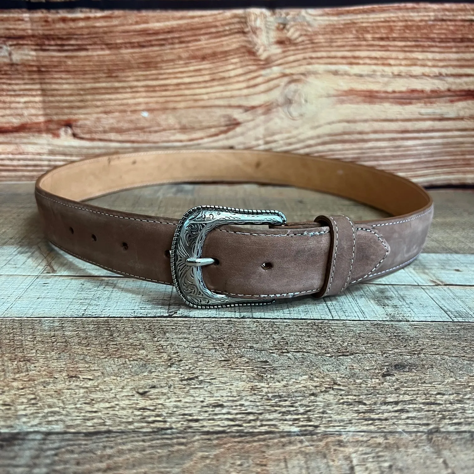 Women's Western Sunflower Leather Belt Cinto Girasol Est.  808