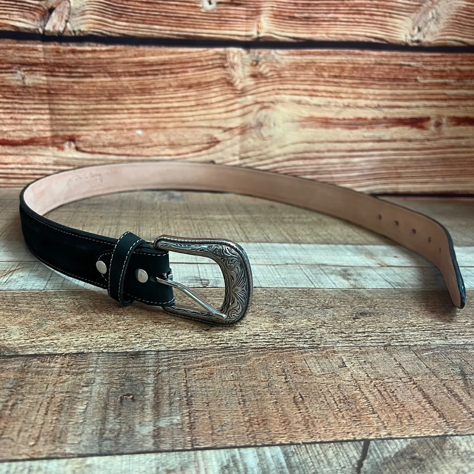 Women's Western Sunflower Leather Belt Cinto Girasol Est.  808