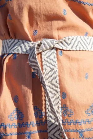 Woven Belt - Charcoal/Natural