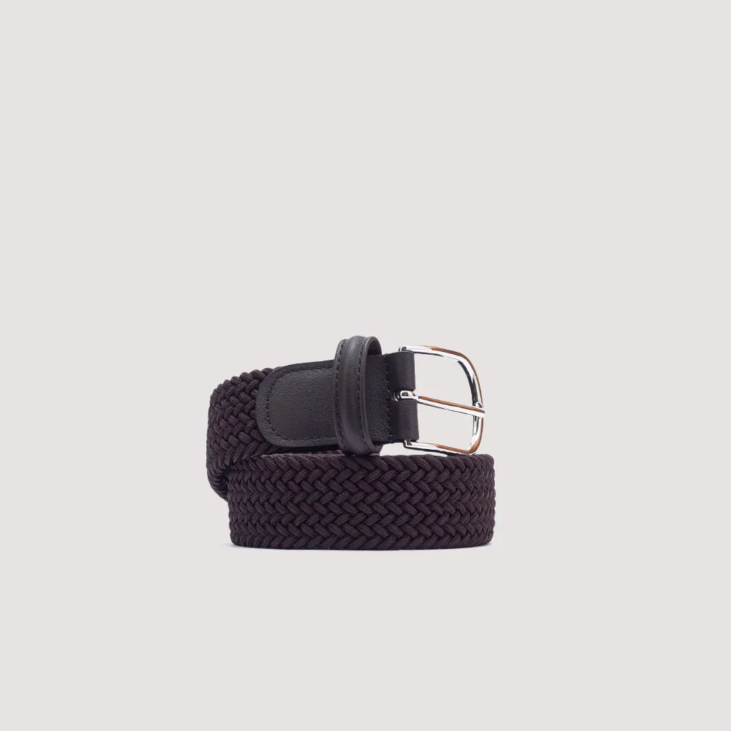 Woven Belt - Dark Brown