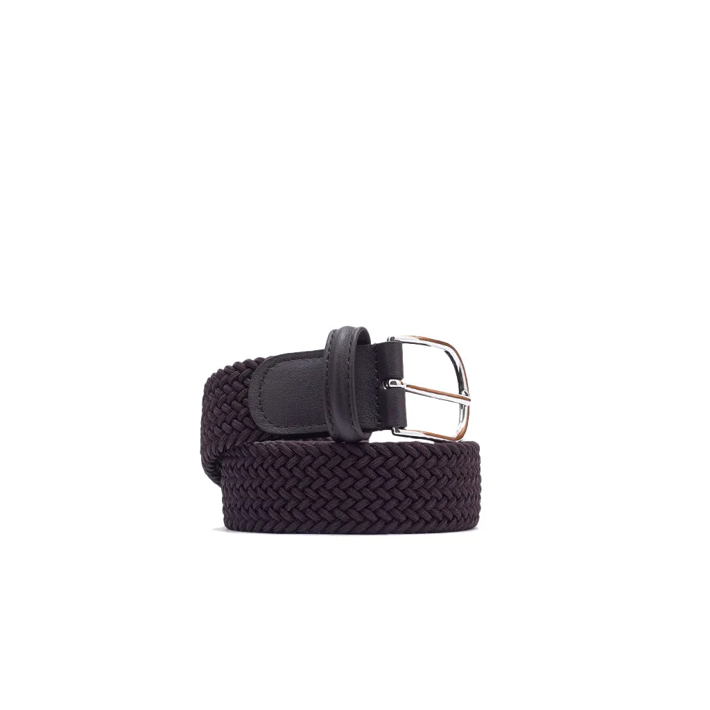 Woven Belt - Dark Brown
