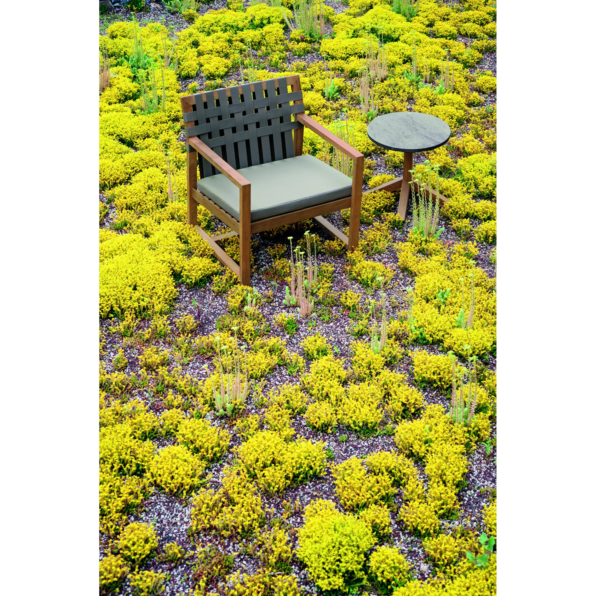 Woven Belt Outdoor Lounge Chair | Roda Network