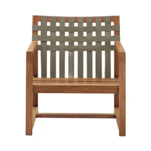 Woven Belt Outdoor Lounge Chair | Roda Network