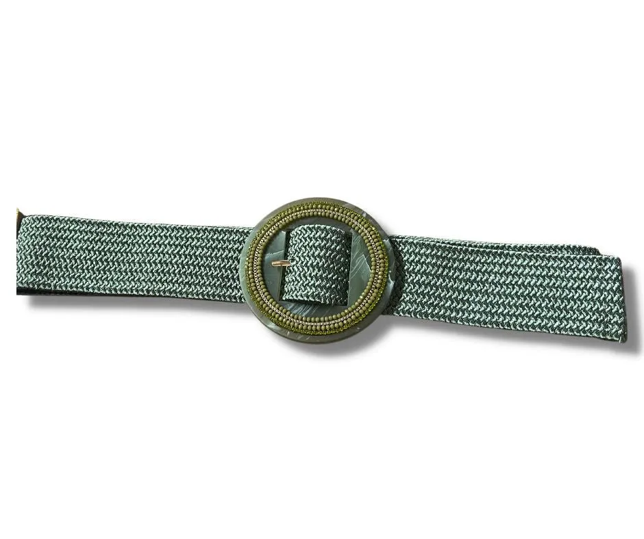 Woven women's belt