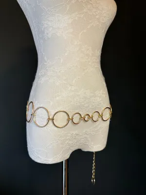 X-long Belt, Ring Belt, Fashion Belt, Silver, Gold, Ring Belts, Silver or Gold, Waist size 18”-60”, Dress Belt, Swimwear, Tops, Gift