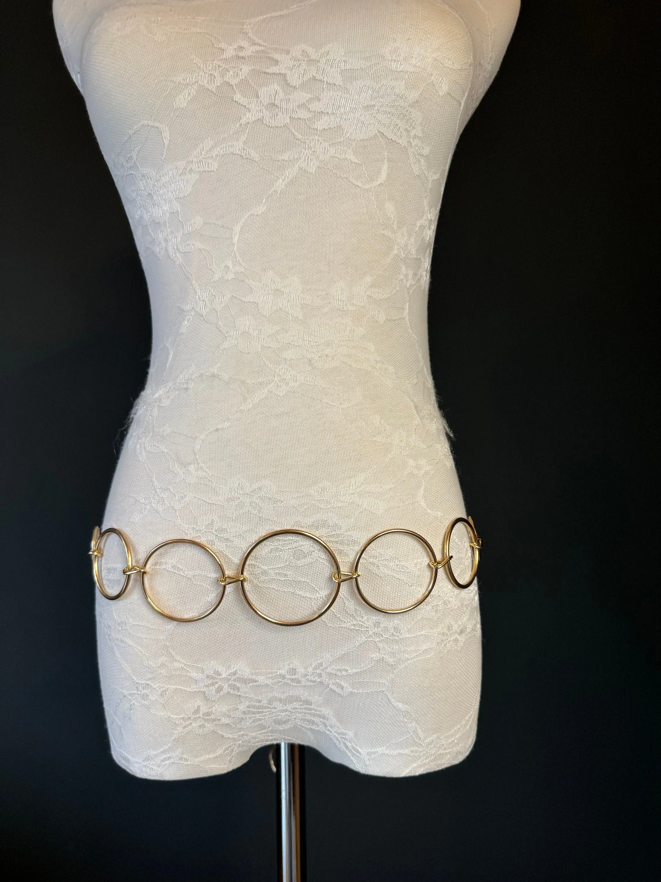 X-long Belt, Ring Belt, Fashion Belt, Silver, Gold, Ring Belts, Silver or Gold, Waist size 18”-60”, Dress Belt, Swimwear, Tops, Gift