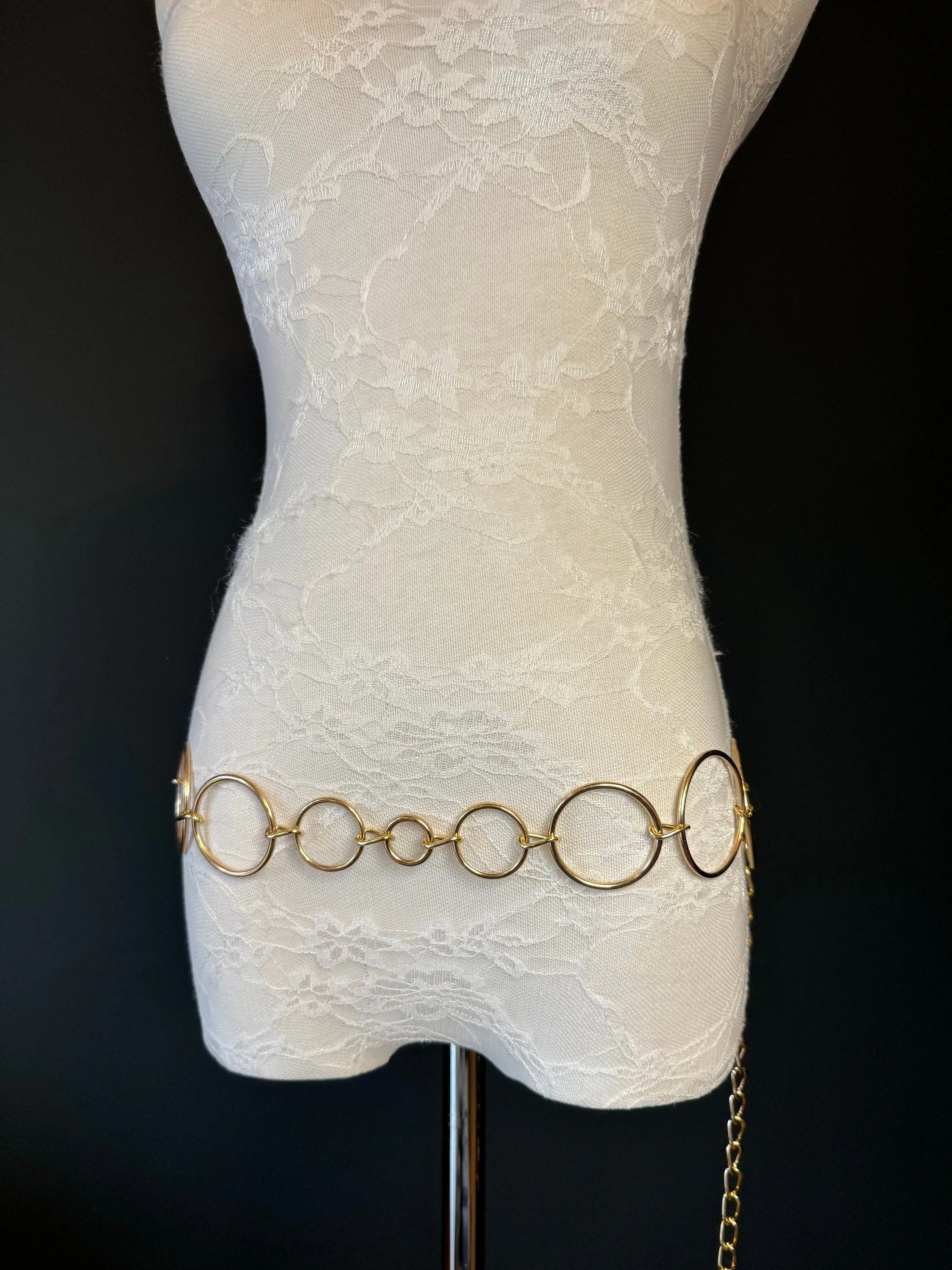 X-long Belt, Ring Belt, Fashion Belt, Silver, Gold, Ring Belts, Silver or Gold, Waist size 18”-60”, Dress Belt, Swimwear, Tops, Gift