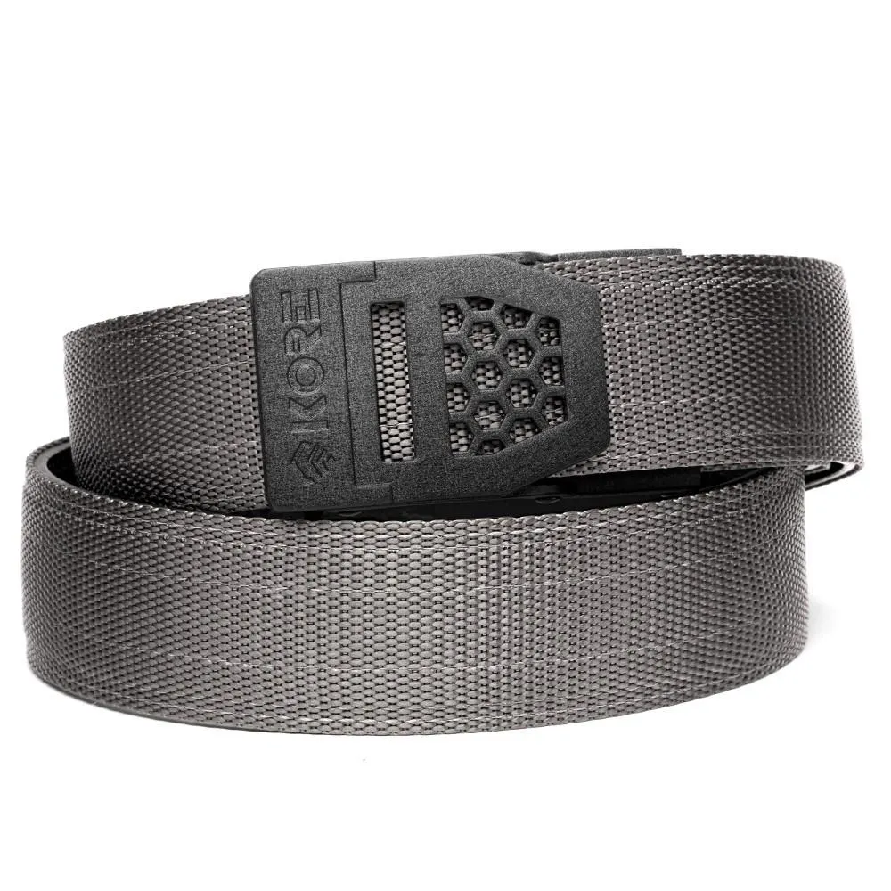 X SERIES BUCKLE  | GRAY TACTICAL NYLON GUN BELT 1.5"