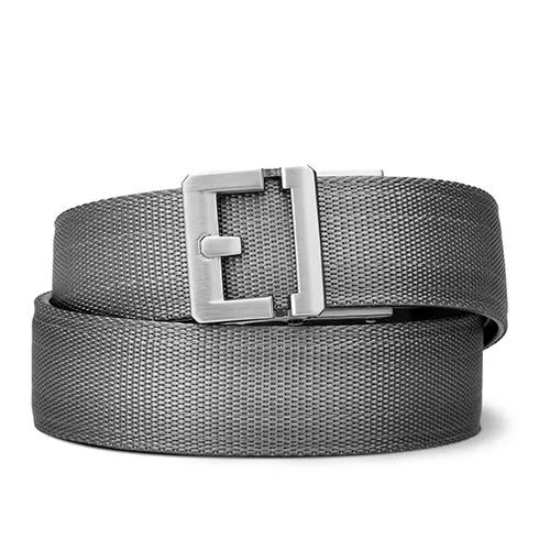 X SERIES BUCKLE  | GRAY TACTICAL NYLON GUN BELT 1.5"