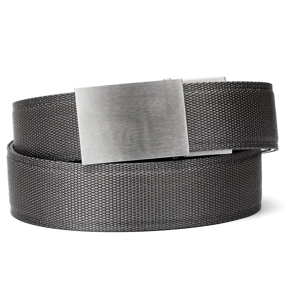 X SERIES BUCKLE  | GRAY TACTICAL NYLON GUN BELT 1.5"