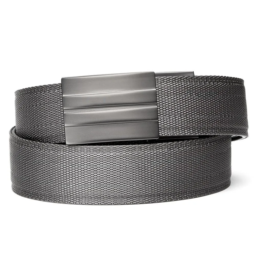 X SERIES BUCKLE  | GRAY TACTICAL NYLON GUN BELT 1.5"