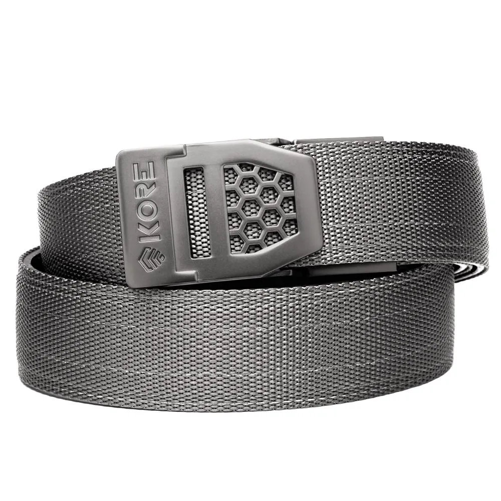 X SERIES BUCKLE  | GRAY TACTICAL NYLON GUN BELT 1.5"