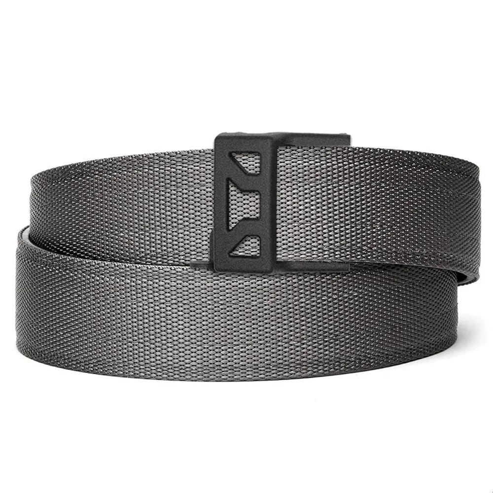 X SERIES BUCKLE  | GRAY TACTICAL NYLON GUN BELT 1.5"