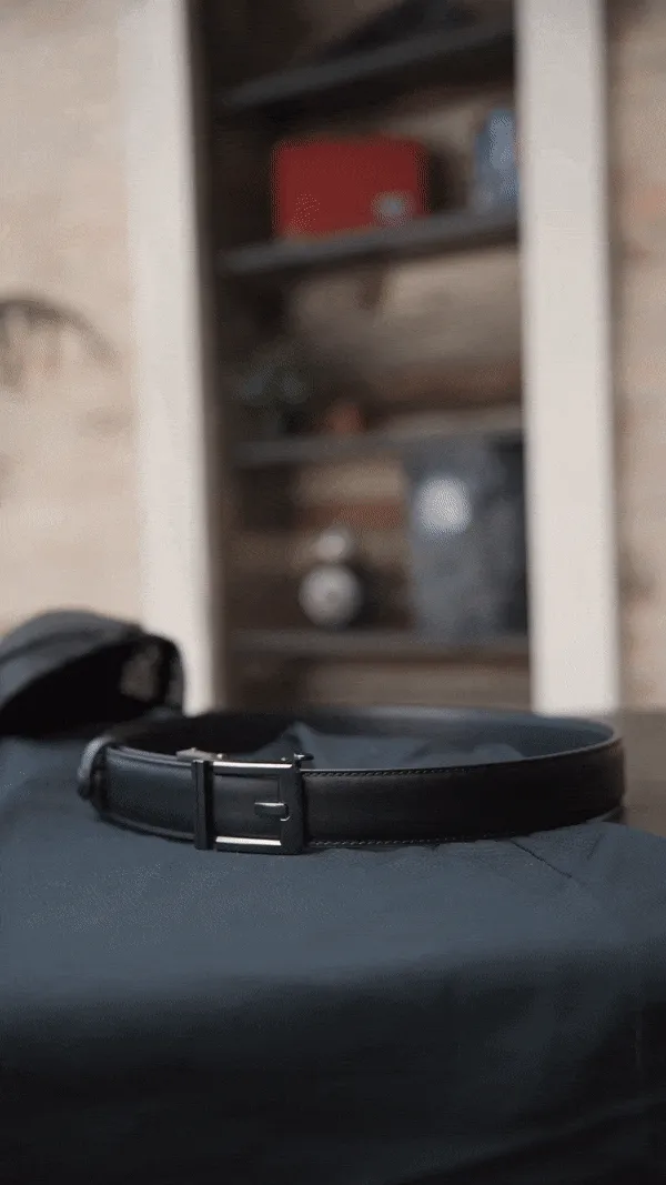 X4 BUCKLE | BROWN BUFFALO LEATHER GUN BELT