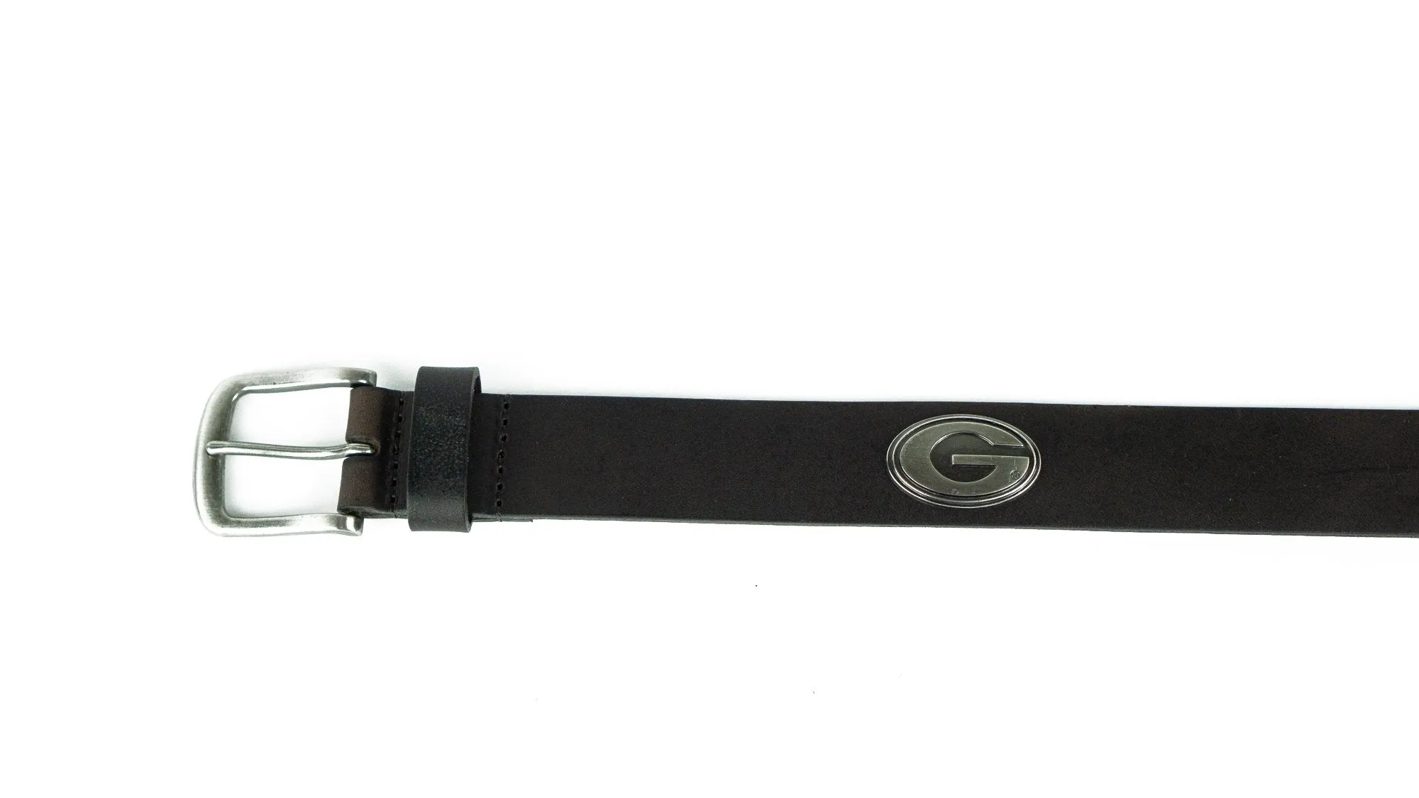 Zep-Pro Georgia Concho Brown Leather Belt