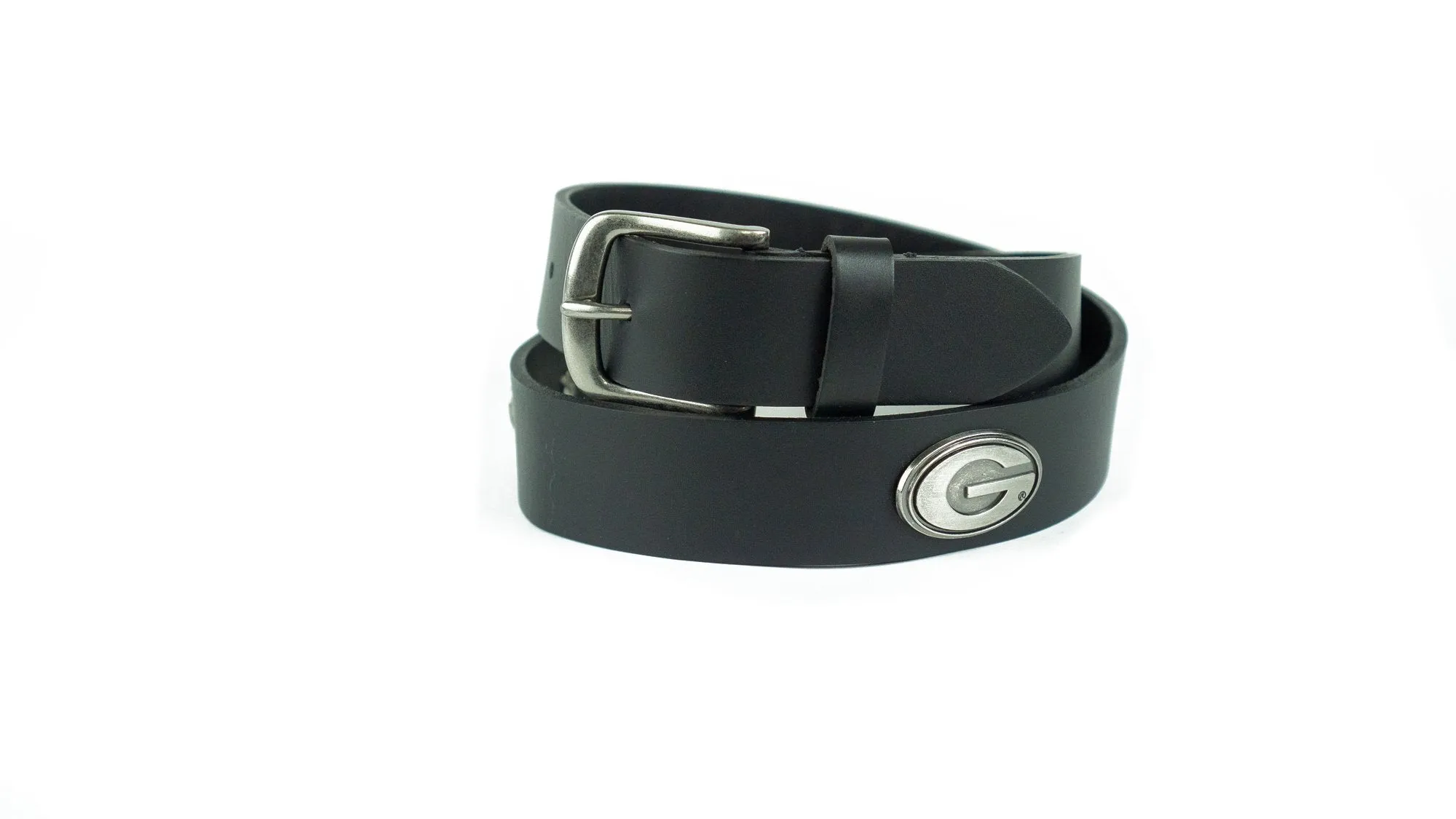 Zep-Pro Georgia Concho Leather Belt - Black
