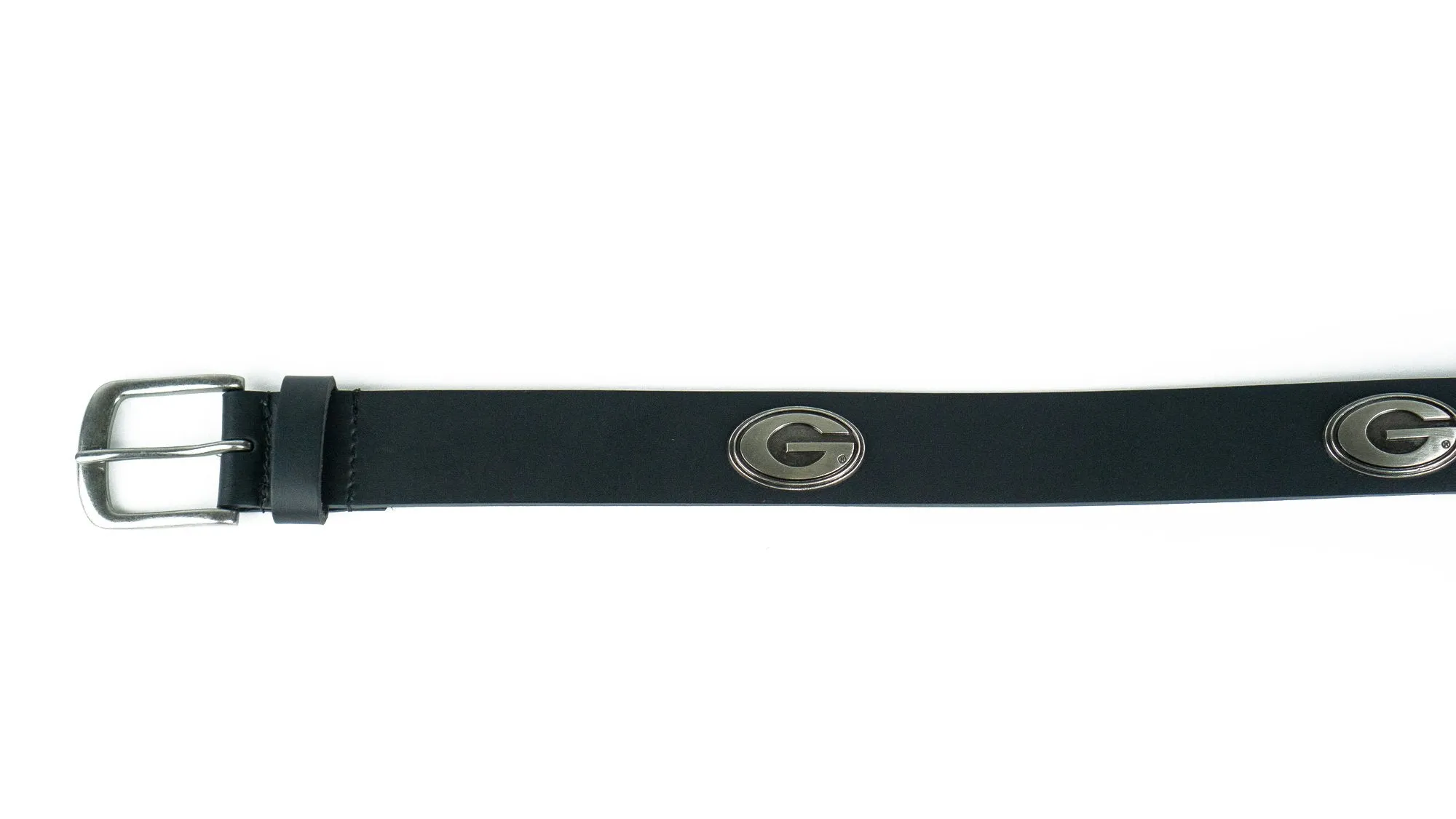 Zep-Pro Georgia Concho Leather Belt - Black