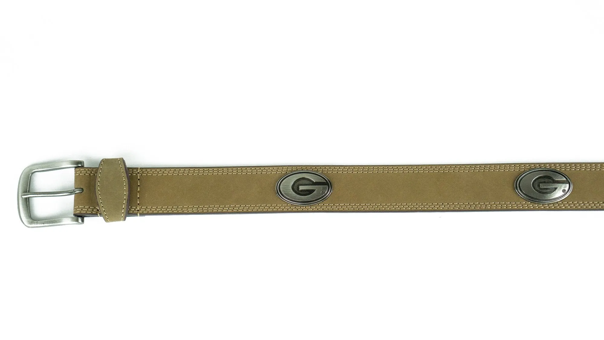 Zep-Pro Georgia Leather Concho Belt - Crazy Horse
