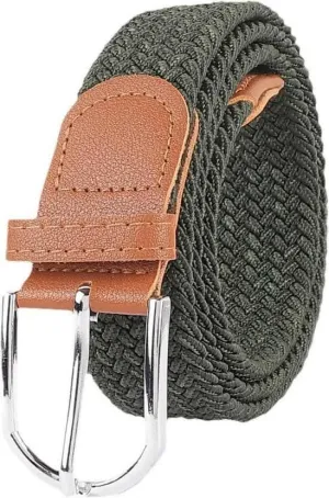 ZEVORA Men & Women Canvas Belt (Green)