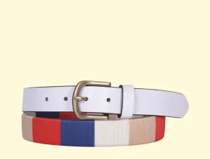 Zynkora Leather Suede Belt - Brown